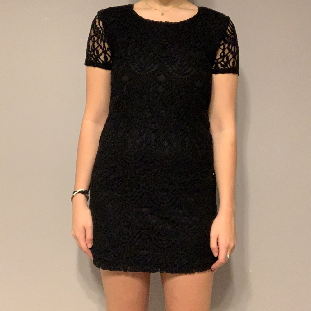 Black Lace Dress